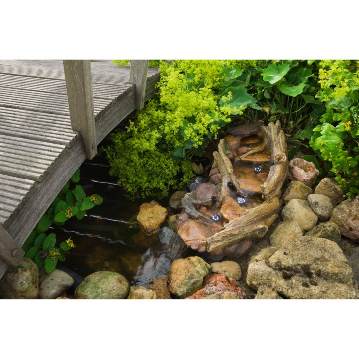 Reveton Ubbink - coude droit - 900l/h - H21 x 74 x 36 cm