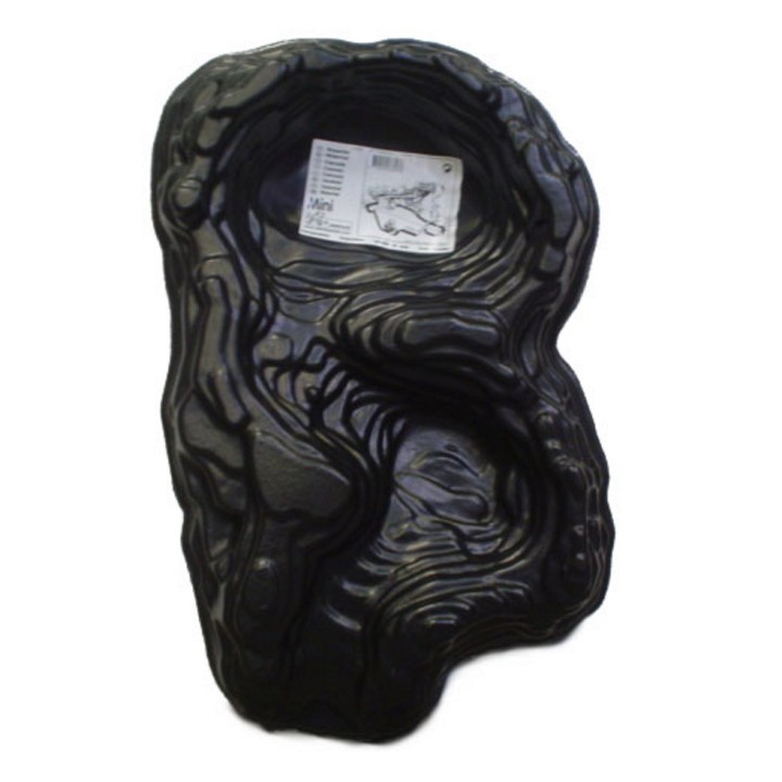 Standard Mini droit Ubbink - PE, noir - H9 x 43 x 68 cm