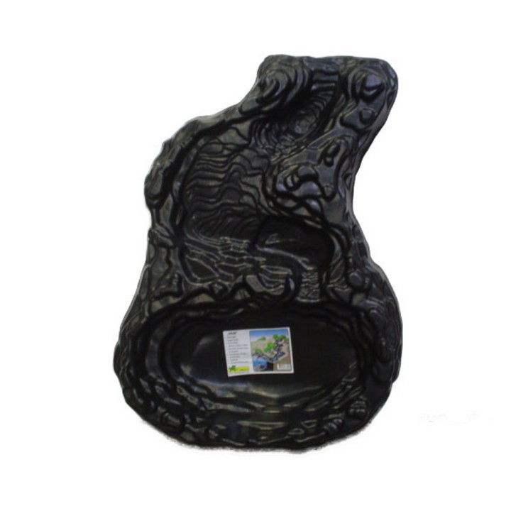 Standard Midi coude droit Ubbink -PE, noir - H15 x 65 x 85 cm