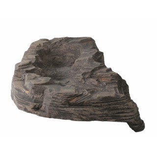 Colorado coude gauche Ubbink - HDPE, gris-brun -H16 x 55 x 75 cm