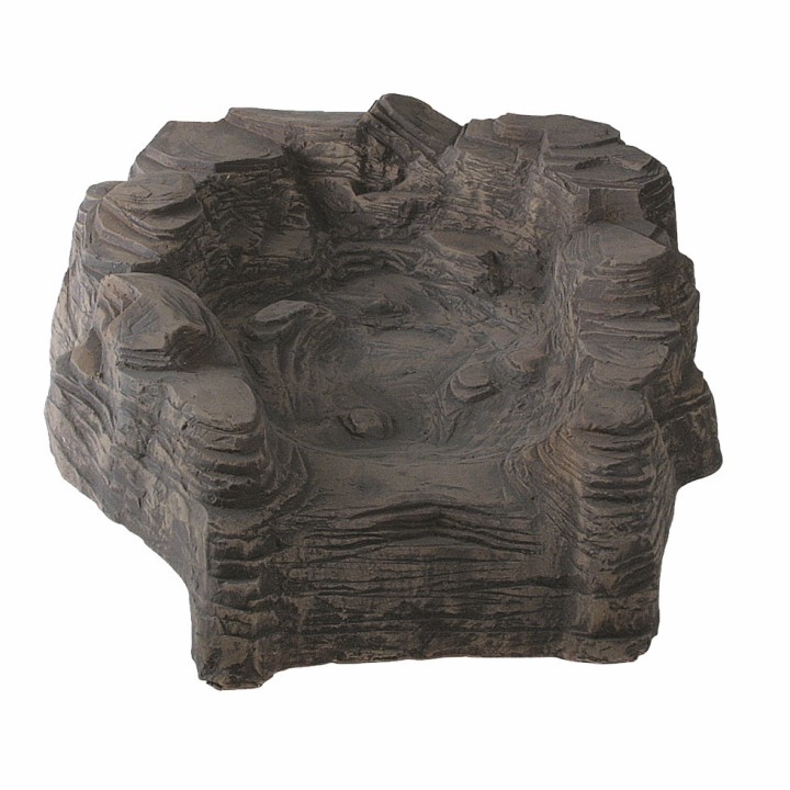 Colorado Droit Ubbink - HDPE, gris-brun - H16,2 x 54,5 x 75 cm
