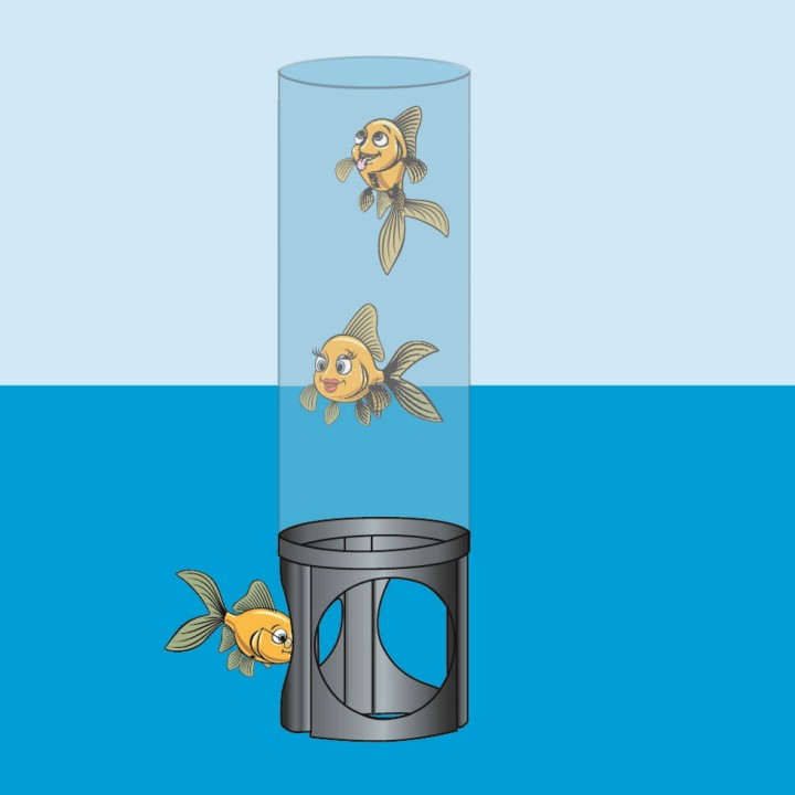 Jeu d'eau Tour à poisson 66 Ubbink