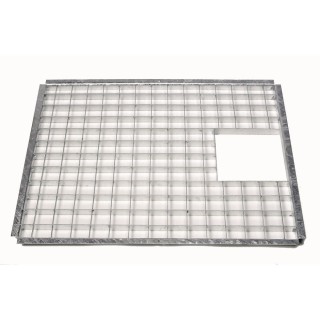 Grille métallique de recouvrement 69,5 x 34 Ubbink