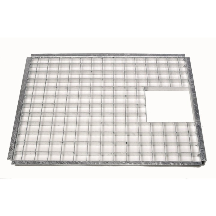 Grille métallique de recouvrement 71,5 x 41,5 Ubbink