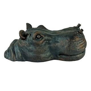Gargouille flottante Tête d'hippototame Ubbink - H11 x 28 x 15 cm
