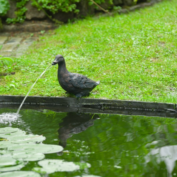 Gargouille figurine Canard Ubbink - H24 x 15 x 29 cm