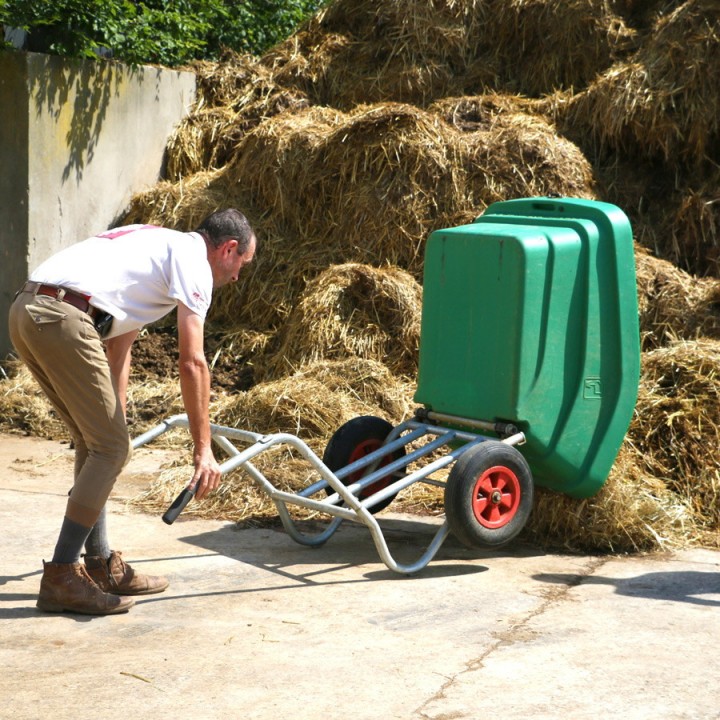 Brouette basculante pour le fumier 330 L La Buvette