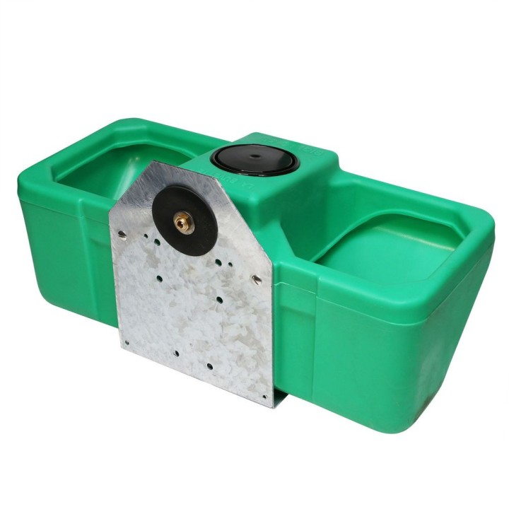 Abreuvoir double pour tonne à eau BIGLAC 55 T La Buvette