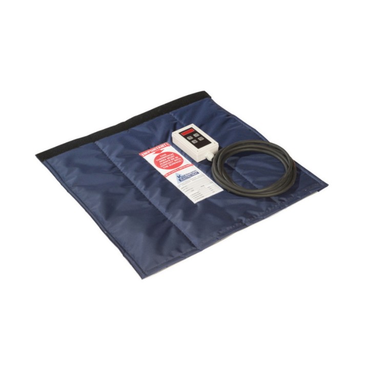 Couverture chauffante Kuhlmann avec régulateur numérique réglable (0-90°) - 230V - 200W - 600 x 600 mm