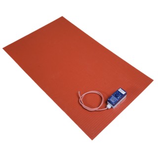 Couverture chauffante Kuhlmann, sans isolation, avec régulateur numérique réglable (0-120°) - 230V - 1700W - 1000 x 590 mm