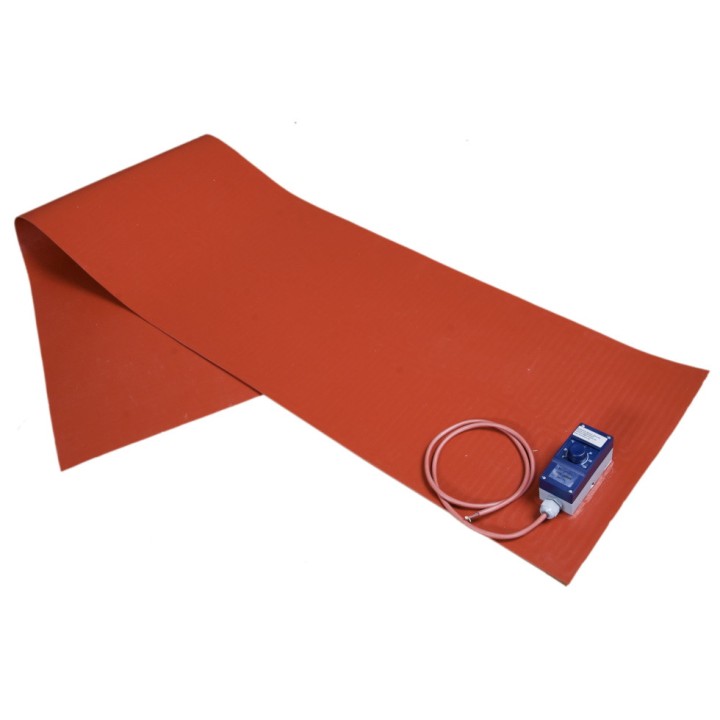 Couverture chauffante Kuhlmann, sans isolation, avec régulateur numérique réglable (0-120°) - 230V - 2500W - 2000 x 430 mm