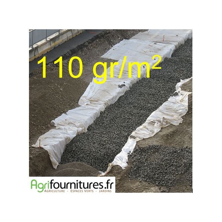 Feutre Géotextile Professionnel Hautes Performances 110g/m²