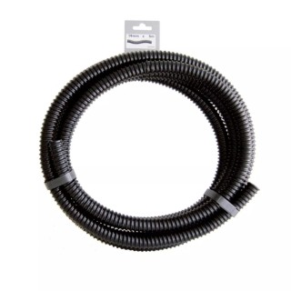 Tuyau de raccord Ubbink cannelé renforcé prédécoupé roulé, noir - Ø19 mm (¾") x 5 m