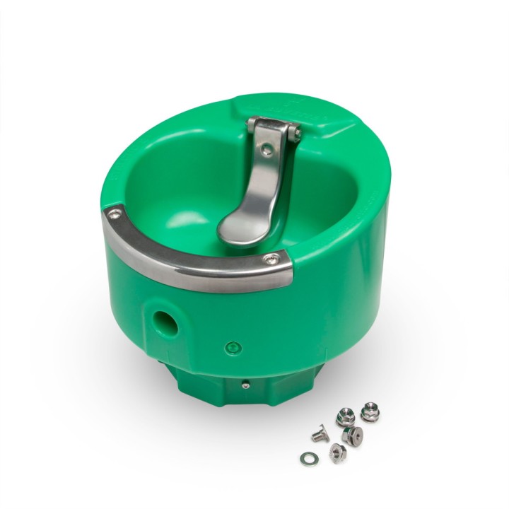 Abreuvoir antigel à palette inox sur buse STALCHO 2 24V - 80W La Buvette