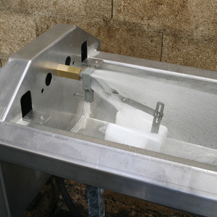 Abreuvoir inox à grande vidange pour vaches laitières GV 150 La Buvette