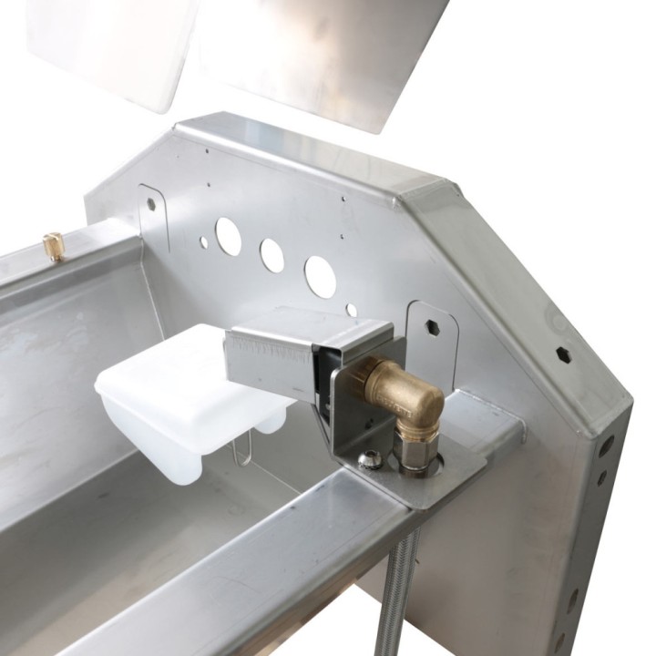 Abreuvoir compact en inox à grande vidange pour vaches laitières GV 110 La Buvette