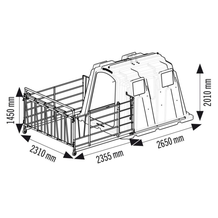 Niche monobloc SUPERSTAR La Buvette