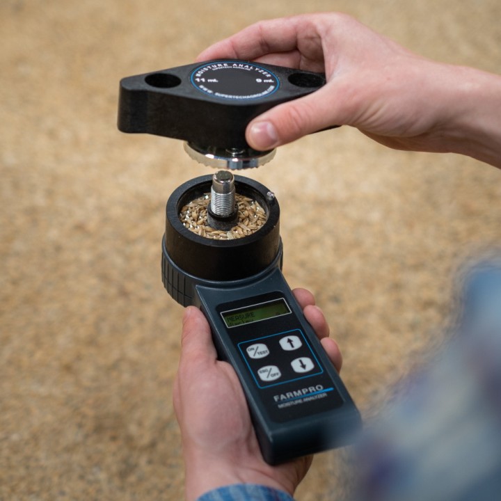 Analyseur d'humidité portable Farmpro Agrolog pour grains avec broyeur intégré