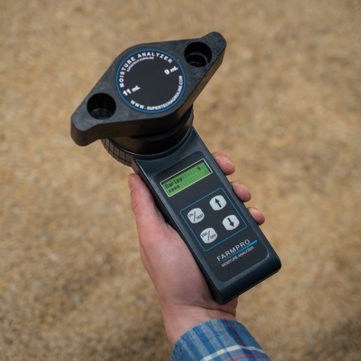 Analyseur d'humidité portable Farmpro Agrolog pour grains avec broyeur intégré