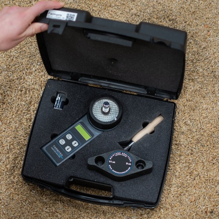 Analyseur d'humidité portable Farmpro Agrolog pour grains avec broyeur intégré
