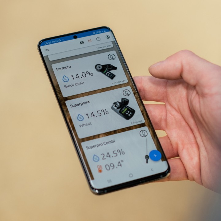Analyseur d’humidité portableFarmpoint Agrolog pour grains et semences