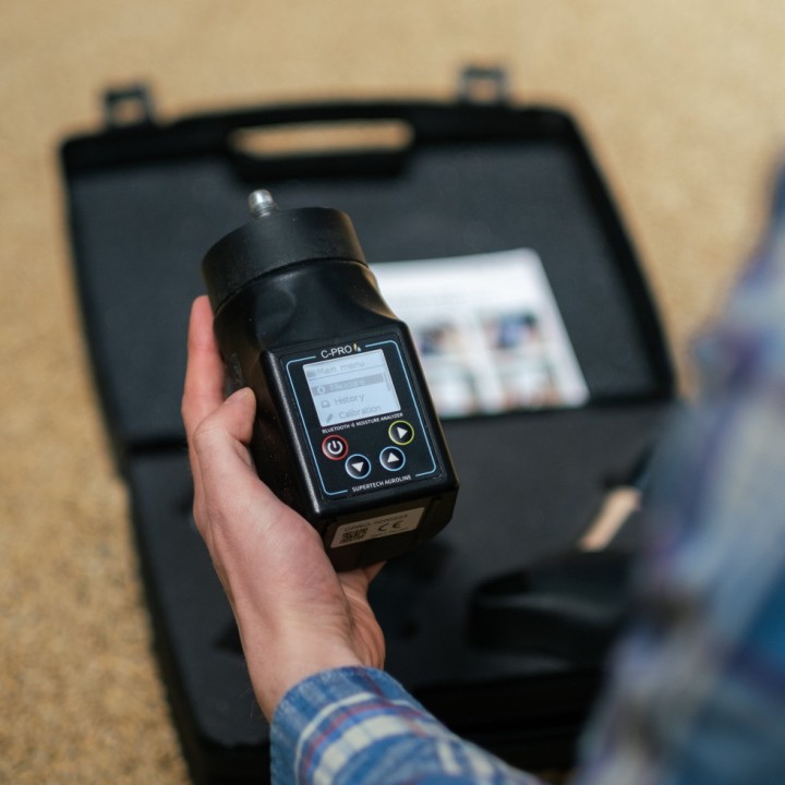 Humidimètre portable C-Pro Agrolog avec broyeur intégré connecté
