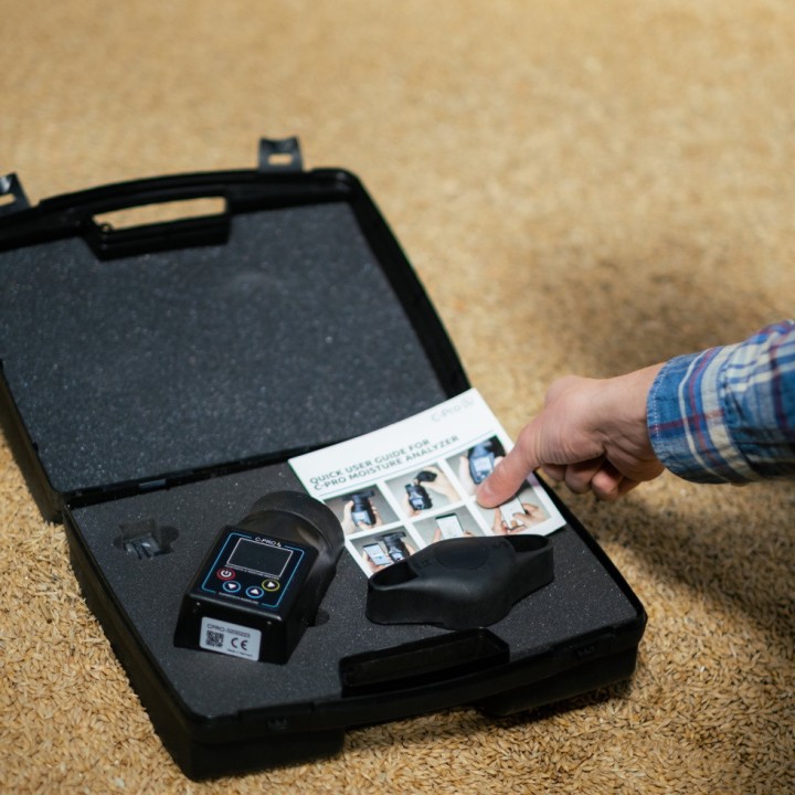Humidimètre portable C-Pro Agrolog avec broyeur intégré connecté
