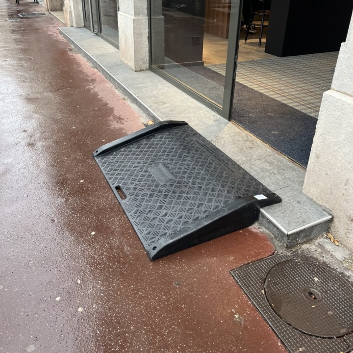 Rampe d'accès PMR Viso transportable - Polyéthylène