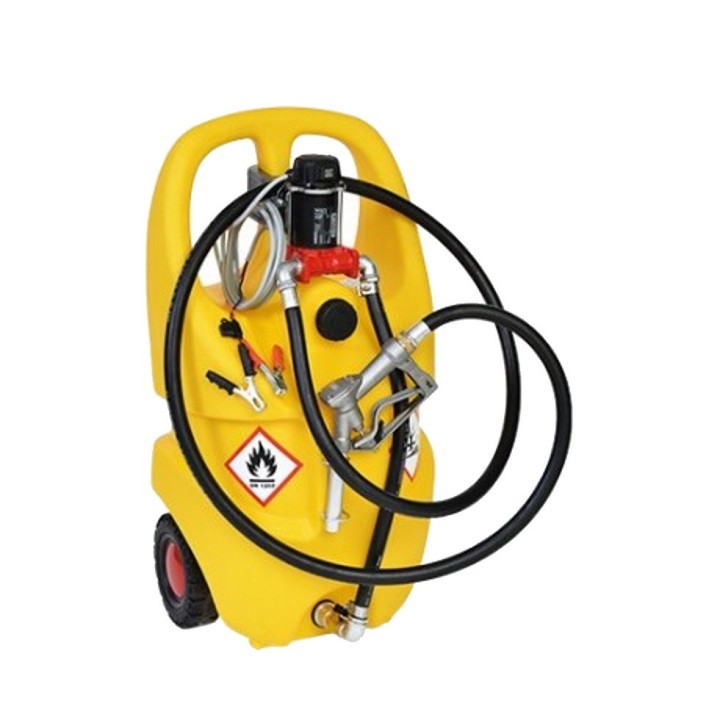 Réservoir Emilcaddy 55 L Gasoil - pompe 24V (40 l/min), pistolet manuel avec tuyau 3 m