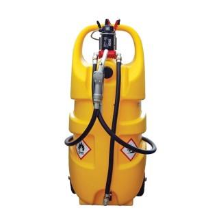 Réservoir Emilcaddy 110 L Gasoil, normes ADR - pompe 12V (40 l/min), pistolet automatique avec tuyau 3 m