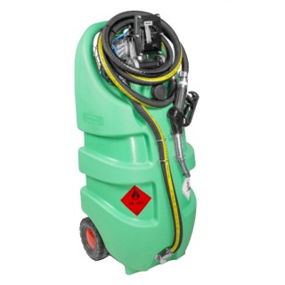 Réservoir Emilcaddy 110 L Essence - pompe ATEX 12V (50 l/min), pistolet manuel avec tuyau 3 m