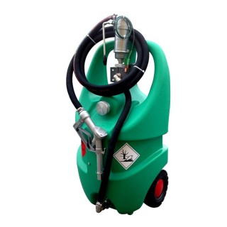Réservoir Emilcaddy 110 L Essence, normes ADR - pompe manuelle à piston, pistolet manuel avec tuyau 3 m