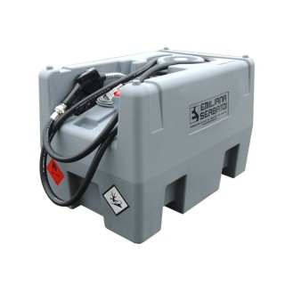 Réservoir CTK 220 L Gasoil, normes ADR - pompe 12V (40 l/min), pistolet automatique avec tuyau 4 m