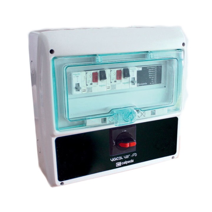 Coffret de commande et de protection V2RM-FB 254 Calpeda pour 2 pompes de relevage, monophasé 230V