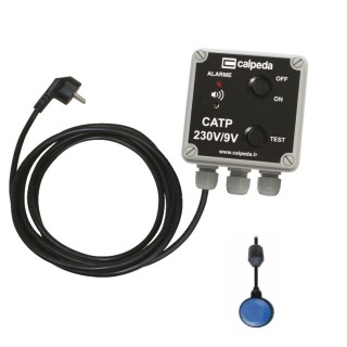 Kit alarme AL 2M Calpeda, 230 V : Coffret alarme + flotteur (2 m de câble) + contre poids