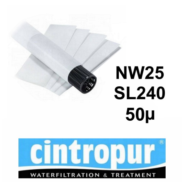 Tamis filtrant C0-50 Calpeda pour filtre domestique NW25 et SL240 - Filtration 50µ (sachet 5 pièces)
