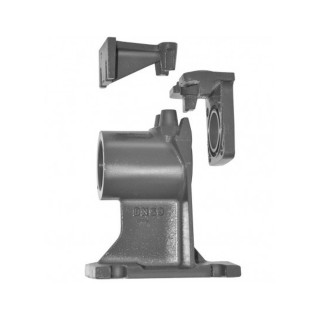 Pied d'assise droit Calpeda SAG-2" DN 50, en fonte