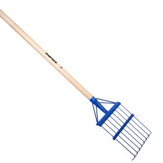 Balai de haie 8 dents 21 cm avec manche en bois Revex