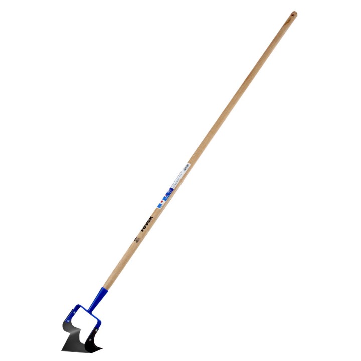 Grattoir pro lame inox avec manche en bois Revex