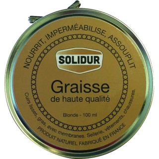 Graisse pour chaussures 100 ml, Solidur