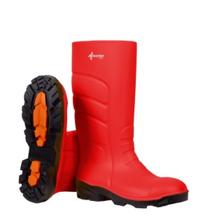 Bottes All Worker S4 rouge, Solidur