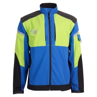 Veste de travail Climb non protégée vert et bleu, Solidur