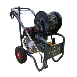 Nettoyeur haute pression Renson thermique booster, 250 bars, 15l/min, enrouleur 20m - Moteur Loncin G420F
