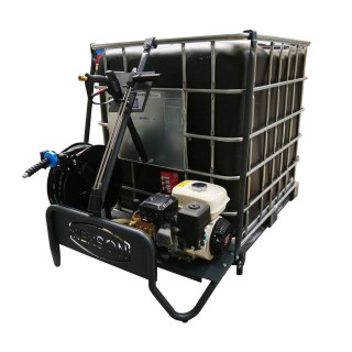 Nettoyeur haute pression Renson thermique boostibc + ibc, 160 bars, 10l/min, enrouleur 20m