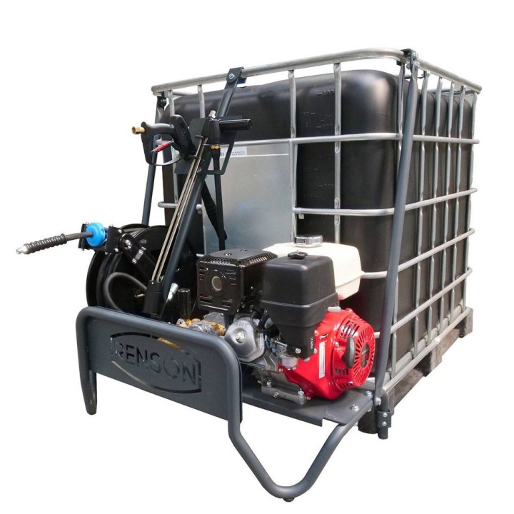 Nettoyeur haute pression Renson thermique boostibc + ibc, 250 bars, 15l/min, enrouleur 20m - Moteur Honda GX390