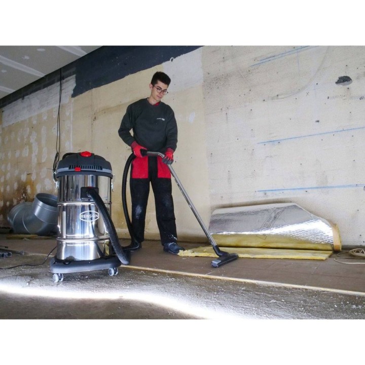 Aspirateur Renson i652 eau et poussière - cuve inox 65L - 2 moteurs