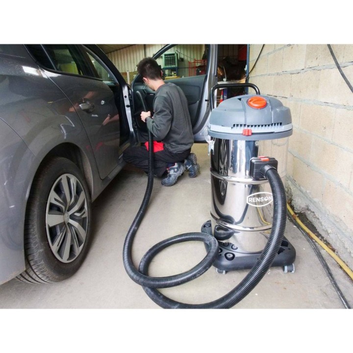 Aspirateur Renson i652 eau et poussière - cuve inox 65L - 2 moteurs