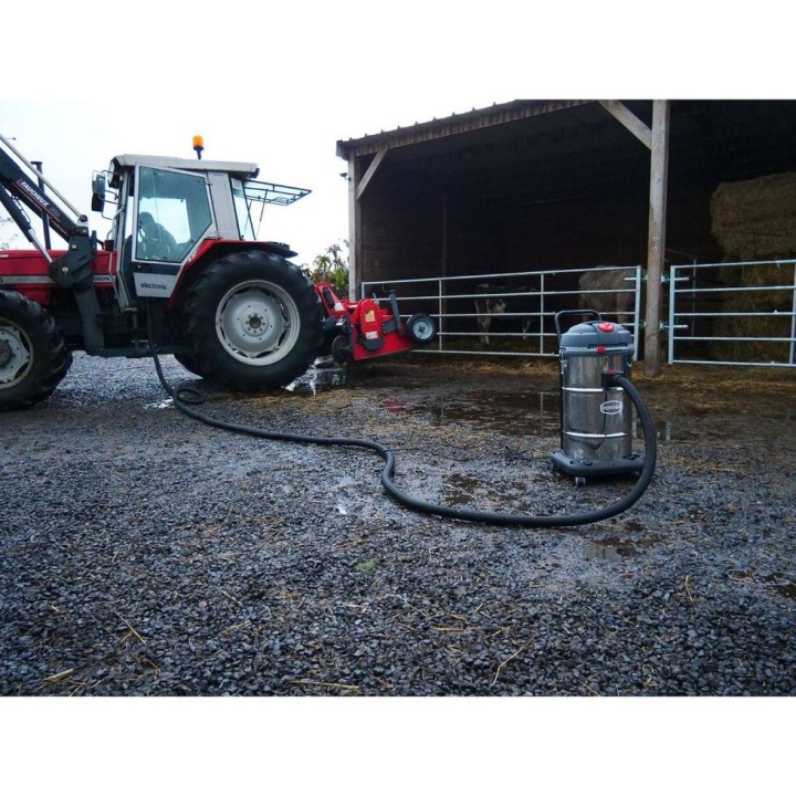 Aspirateur Renson i652 eau et poussière - cuve inox 65L - 2 moteurs