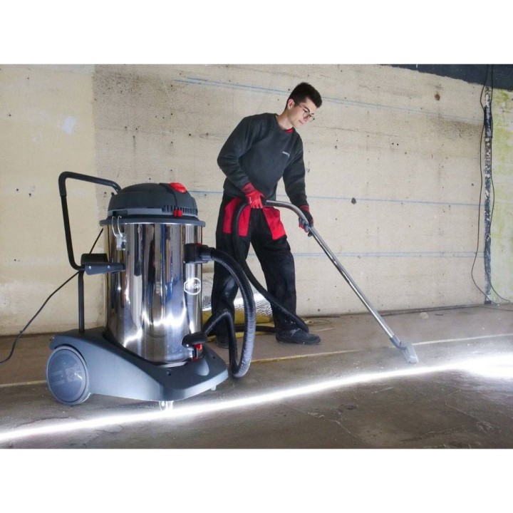 Aspirateur Renson i783 eau et poussière - cuve inox 78L - 3 moteurs