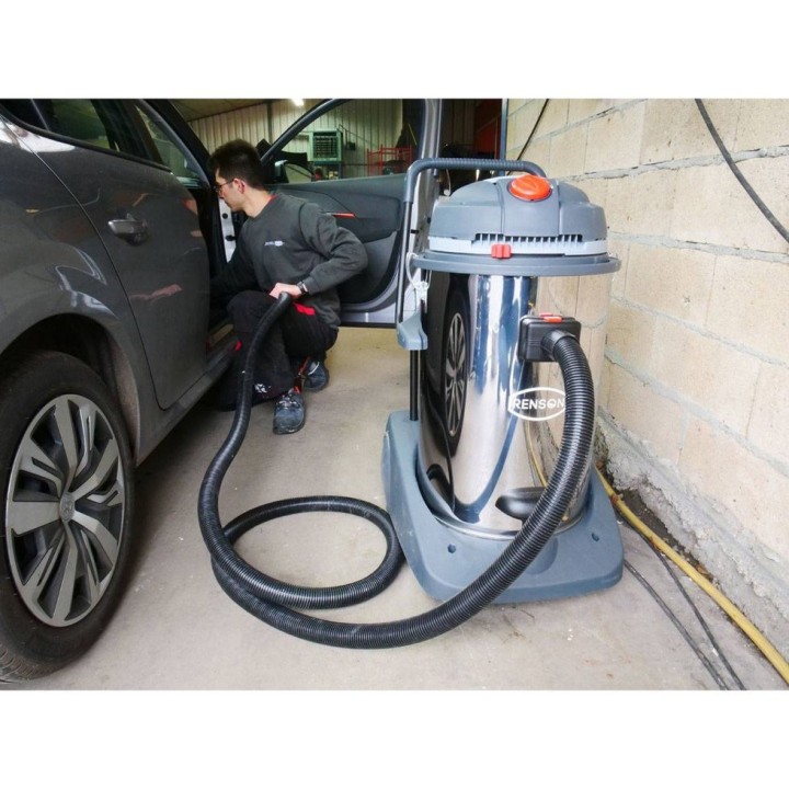 Aspirateur Renson i783 eau et poussière - cuve inox 78L - 3 moteurs